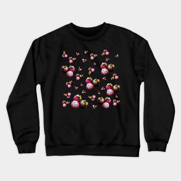 MANGOSTEEN MANGGIS PATTERN Crewneck Sweatshirt by HAIFAHARIS